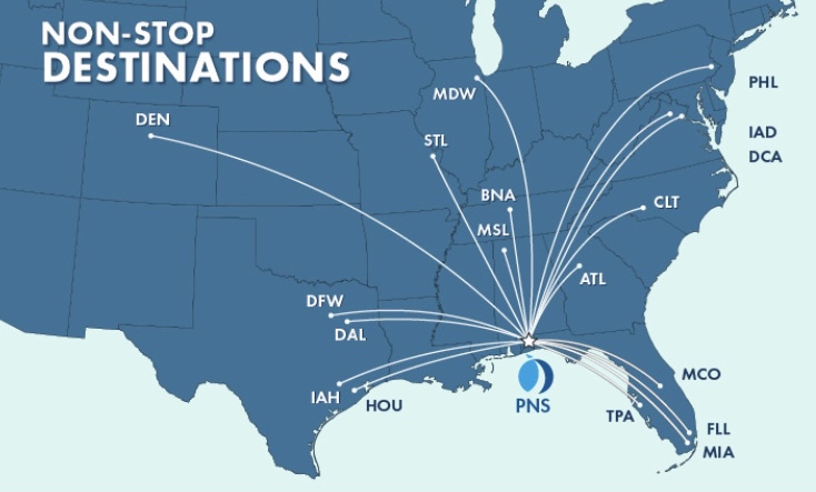 how far is pensacola airport from panama city beach how far is pensacola airport from panama city beach
