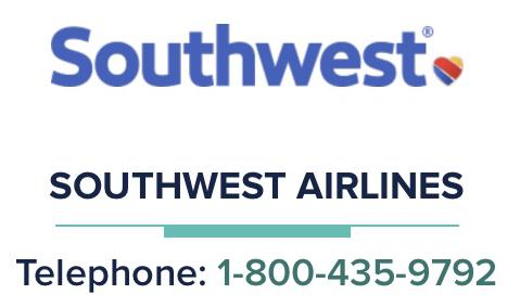call 1-800-435-9792 for WN Southwest Airlines servicing ECP Northwest Beaches International Airport